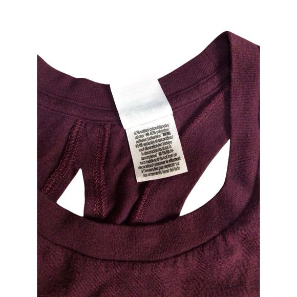 Victorias Secret PINK Tank Top Purple Open Back Size Small - Picture 5 of 10